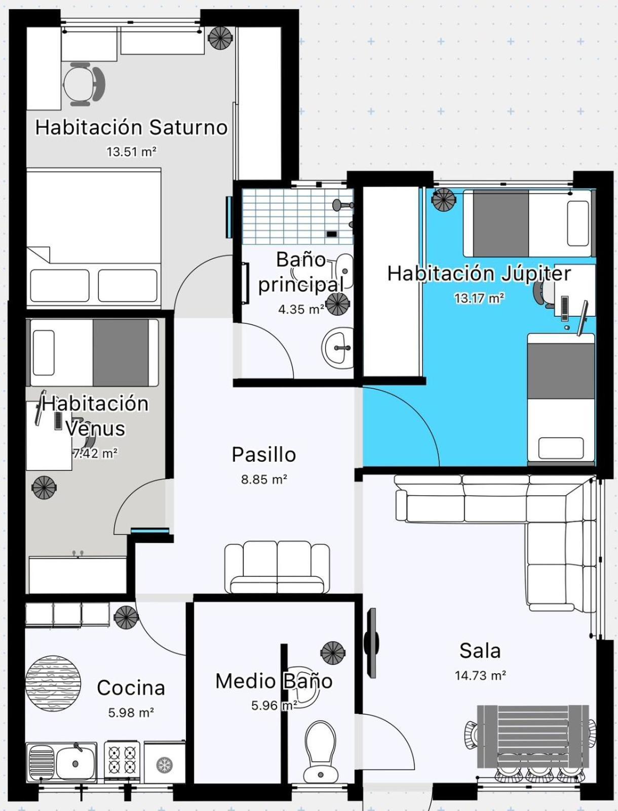 A Habitaciones Bmr Cidade do México Exterior foto